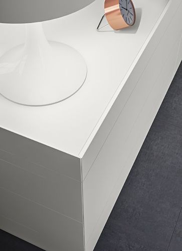Buffet contemporain - LIVE-04 - Morassutti Arredamenti - en bois laqué / blanc