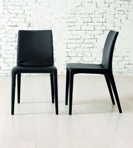 Chaise contemporaine - EVEN - Morassutti Arredamenti - d'intérieur / en cuir / tapissée