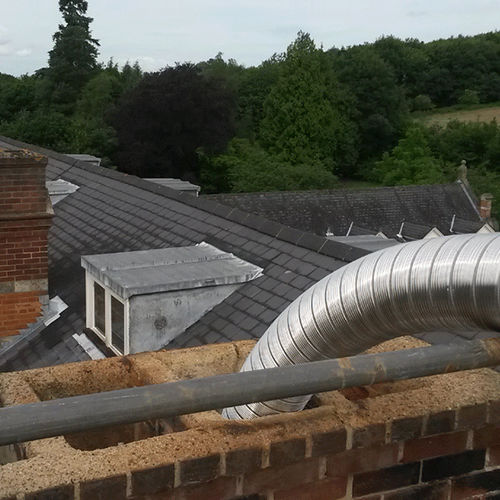 Conduit de fumée en acier inoxydable - TUBINOX GF-P - CHEMINEES POUJOULAT - système complet