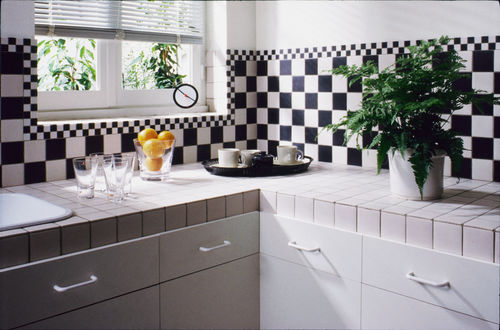 Mosaïque en céramique - PROGRESSION - EMAUX DE BRIARE - d'intérieur / de cuisine / de sol