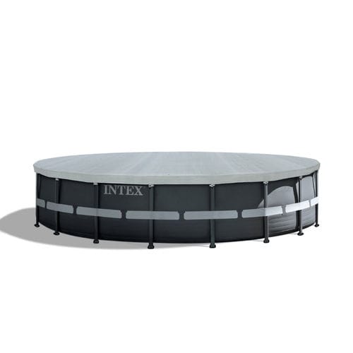 Couverture de piscine manuelle - 18FT - INTEX - de sécurité / pour piscine hors-sol