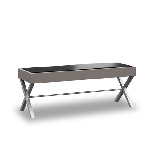 Bout de lit contemporain - VANI V012 - POITOUX - en tissu / en bois / en métal