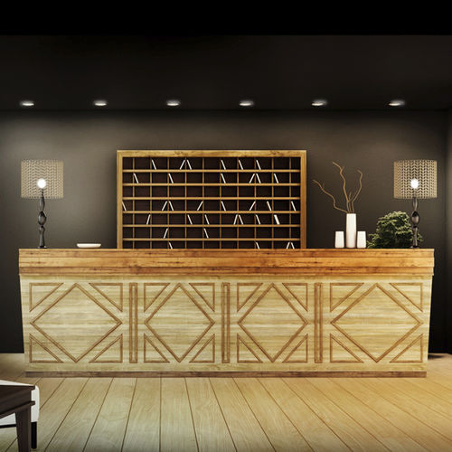 Comptoir de bar - AG022 - POITOUX - en bois / stratifié / droit