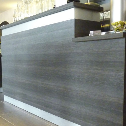 Comptoir de bar - AG019 - POITOUX - en bois / stratifié / droit