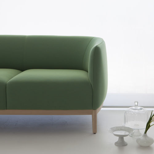 Canapé contemporain - CAPE 802 - TEKHNE S.r.l. - en tissu / en cuir / en bois