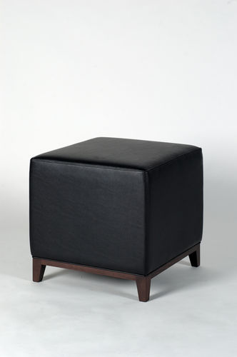 Pouf contemporain - DOMUS : 311 - TEKHNE S.r.l. - en cuir / carré