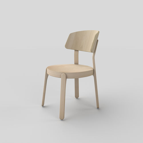 Chaise design scandinave - POPSICLE : 151 - TEKHNE S.r.l. - en bois / résidentielle / sans accoudoirs