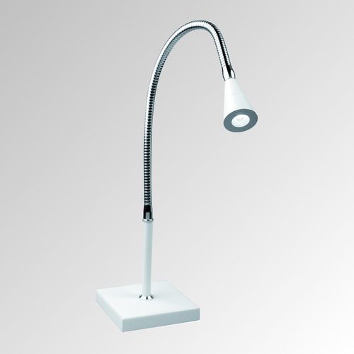 Lampe de bureau - PRO  - TEKNI-LED - en aluminium / en laiton brossé / en aluminium brossé