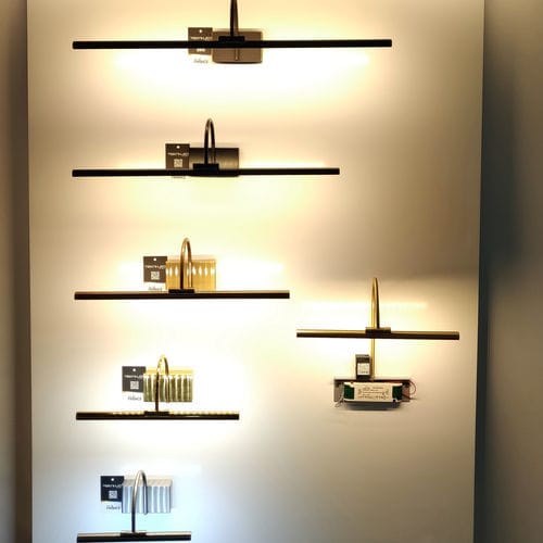 Applique de tableau contemporaine - KYOTO  - TEKNI-LED - en laiton / en nickel / en chrome