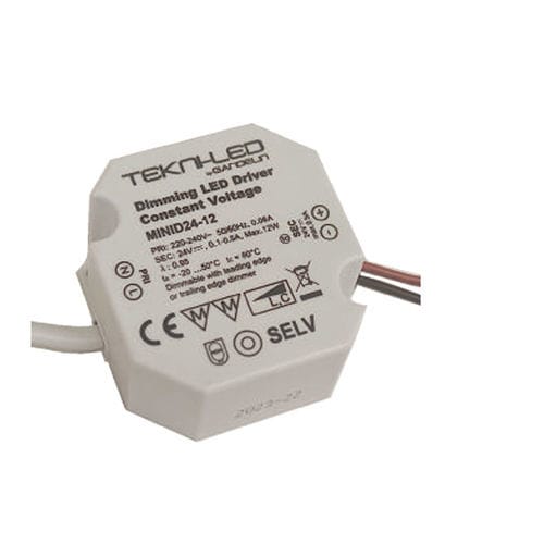 Alimentation électrique DC/DC - TL 24D 12 - TEKNI-LED - encastrée / à sorties multiples / professionnelle