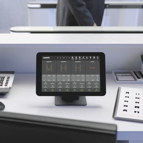Écran tactile pour contrôle d'accès - EASYTOUCH - COMINFO - sur plan / à affichage digital / d'intérieur