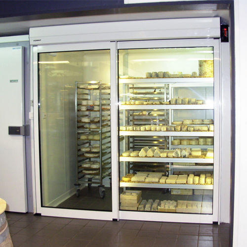 Porte d'intérieur - DIVA ECOENERGY - PORTALP - en aluminium / coulissante / vitrée