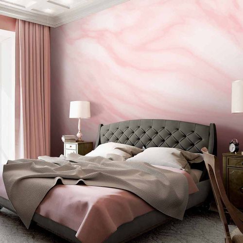 Papier peint contemporain - AROSA AR0591 - LGD01 décor mural sur mesure - panoramique / aspect tissu / rose