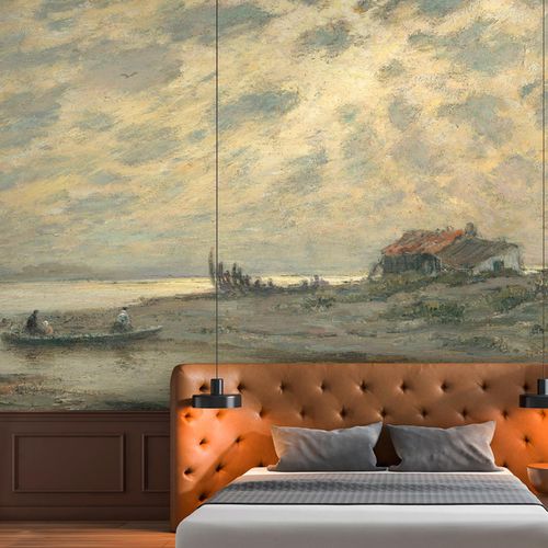 Papier peint classique - PAYSAGE VERS 1920-25 - LGD01 décor mural sur mesure - tableau de maître / aspect tissu / couleur personnalisable
