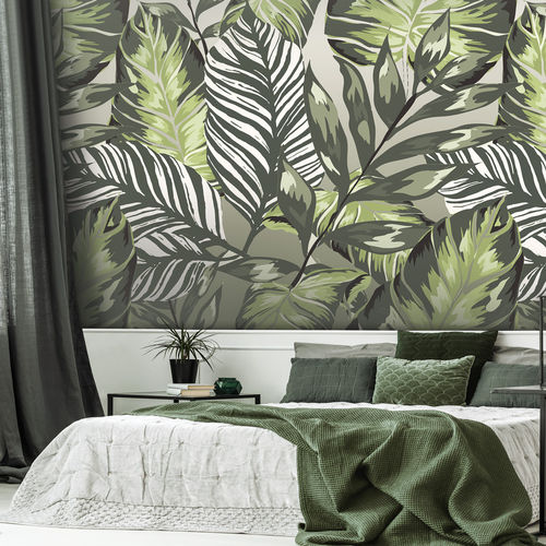Papier peint contemporain - FOLIUM FL3718 - LGD01 décor mural sur mesure - à motif nature / floral / panoramique