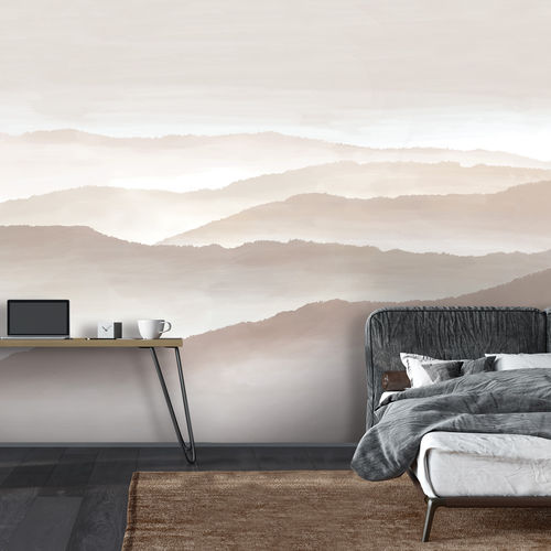 Papier peint contemporain - LEISURE LU9407 - LGD01 décor mural sur mesure - à motif nature / panoramique / non tissé