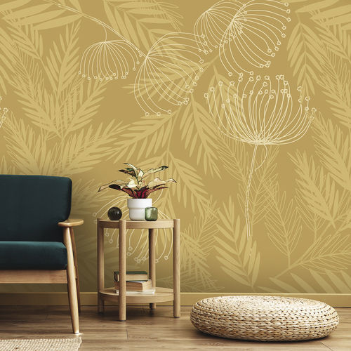 Papier peint contemporain - JUBEA JB9407 - LGD01 décor mural sur mesure - à motif nature / à motif floral / panoramique