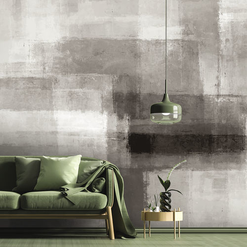 Papier peint contemporain - PENTI PE5274 - LGD01 décor mural sur mesure - panoramique / gris / non tissé