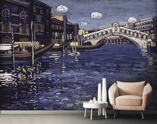 Papier peint de style - PONT DU RIALTO LGD45-000269-01 - LGD01 décor mural sur mesure - panoramique / non tissé / lavable