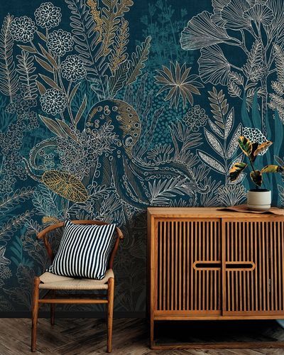 Papier peint marine - NAUTILYS - LGD01 décor mural sur mesure - en polyester / en textile non-tissé / panoramique