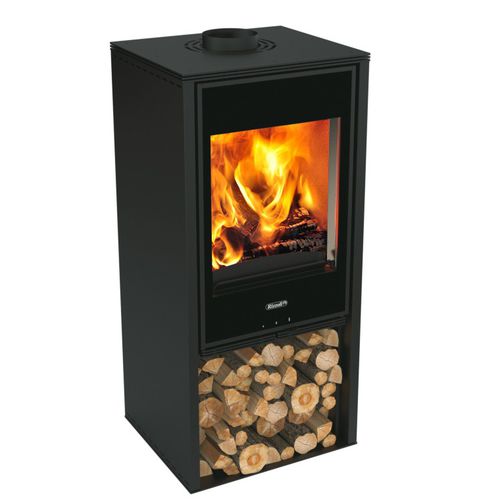 Poêle à bois - X LINE - BASIC - RIZZOLI - 12 kW / 5 kW - 10 kW / contemporain