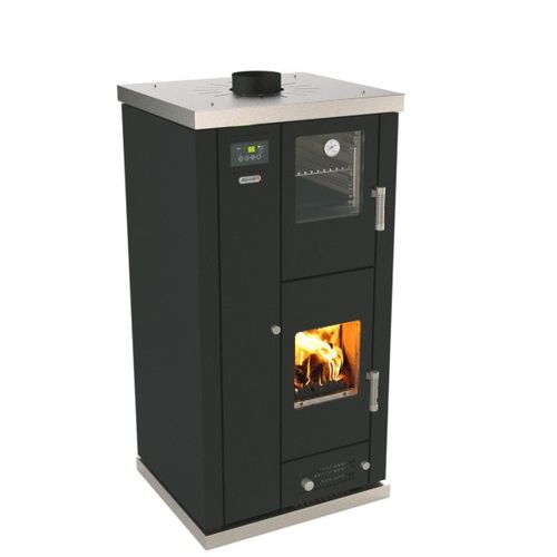 Poêle à bois - TSK 60 CF - RIZZOLI - 5 kW - 10 kW / contemporain / en acier