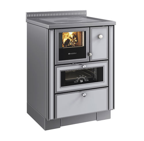 Cuisinière à bois - RNVI 60 - RIZZOLI - 1 foyer / 1 four / classe A