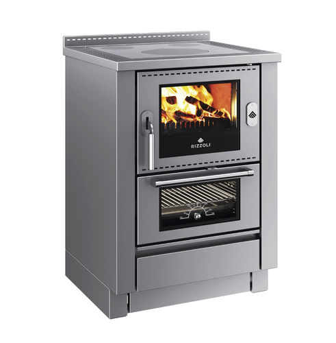 Cuisinière à bois - MZ 60 - RIZZOLI - 1 foyer / 1 four / classe A+