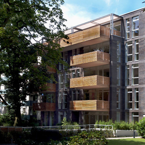 Bardage en briques - KOLUMBA™ : K43 - Petersen Tegl - en terracotta / texturé / décoratif