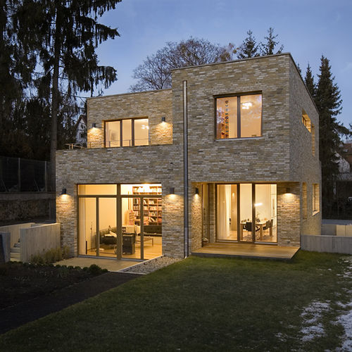 Bardage en briques - D78 - Petersen Tegl - en terracotta / texturé / décoratif