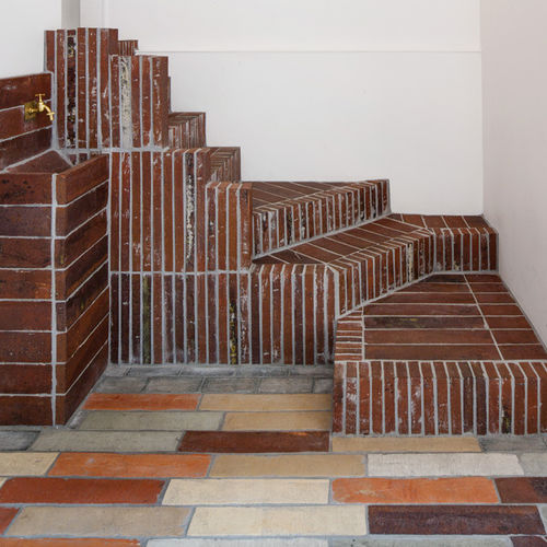 Bardage en briques - K11 - Petersen Tegl - en terracotta / texturé / aspect pierre