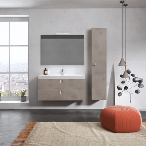 Meuble vasque suspendu - JUPITER - BMT Bagni - en bois / contemporain / laqué
