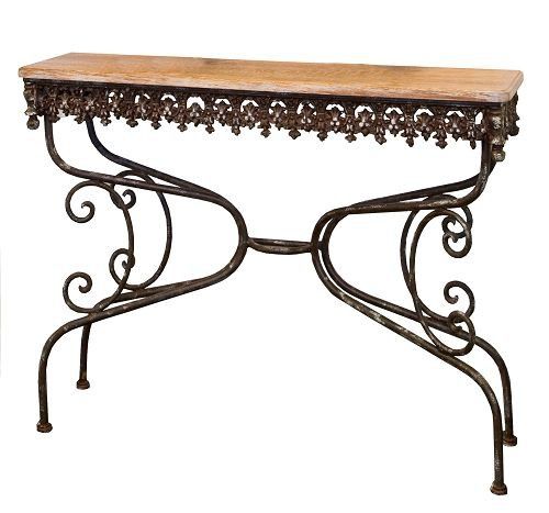 Console classique - ANDALOUSE - PROVENCE & FILS - en bois / rectangulaire / résidentielle