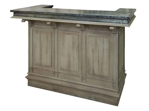 Banque d'accueil en bois - LA COUPOLE - PROVENCE & FILS - pour bar