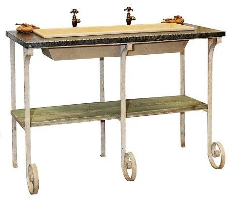 Meuble vasque suspendu - AUGE - PROVENCE & FILS - en céramique / classique