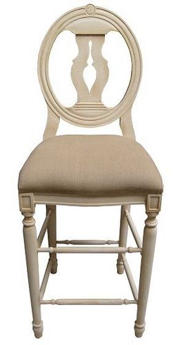 Chaise de bar classique - COTTON - PROVENCE & FILS - bois / en bois / résidentielle