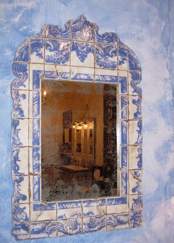 Miroir mural - AZULEJOS - PROVENCE & FILS - classique / rectangulaire