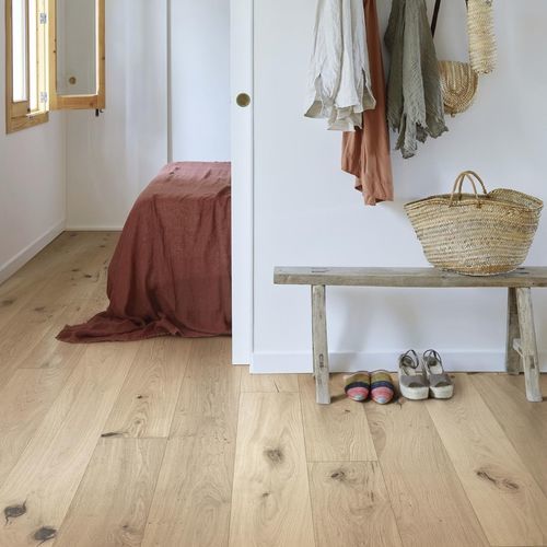Parquet contrecollé - OAK EDELWEISS  - Upofloor - en épicéa / en pin / brossé