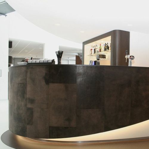 Panneau décoratif pour agencement intérieur - LEATHER - Freund GmbH - en cuir
