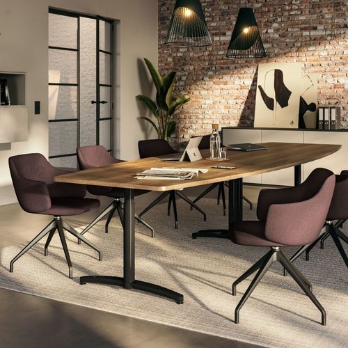 Chaise contemporaine - TRIEST - ASSMANN BÜROMÖBEL GMBH & CO. KG - d'intérieur / en plastique / avec piètement en métal