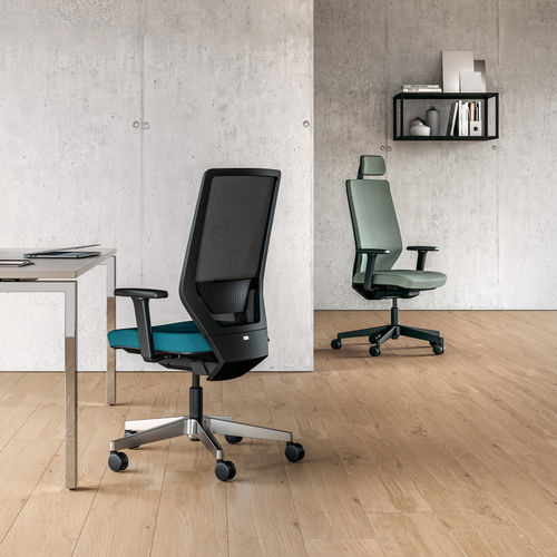 Chaise de bureau contemporaine - STREAMO AUTOLIFT - ASSMANN BÜROMÖBEL GMBH & CO. KG - d'intérieur / en tissu / en simili cuir