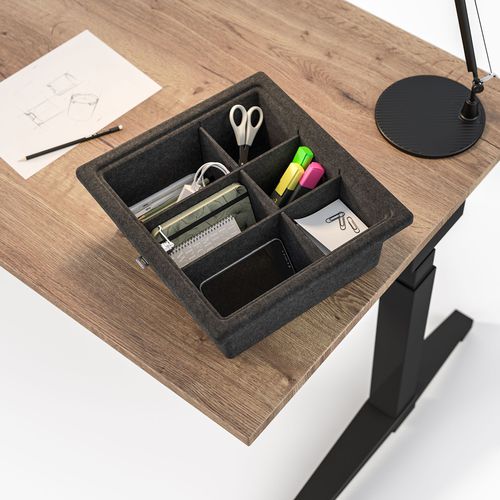 Organisateur de bureau en plastique - ASSMANN BÜROMÖBEL GMBH & CO. KG - en tissu