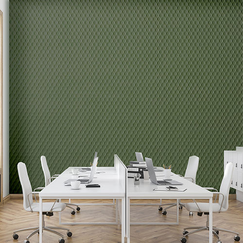 Panneau acoustique pour mur - GEM, ION, ZEN - Kirei USA - rectangulaire / texturé / aspect métal