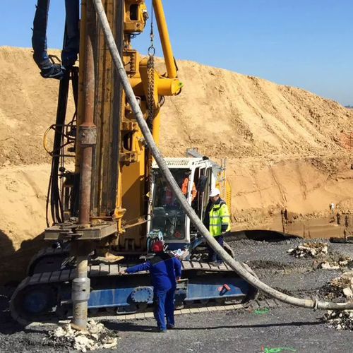 Injection solide - RIGID INCLUSION OMEGA - FRANKI FOUNDATIONS BELGIUM - pour amélioration des sols