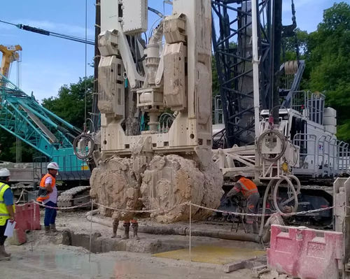 Palplanche en métal - DIAPHRAGM WALL - FRANKI FOUNDATIONS BELGIUM