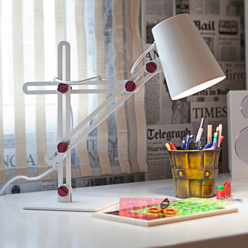 Lampe de table - LOOKER  - Mantra - en aluminium / en bois / contemporaine