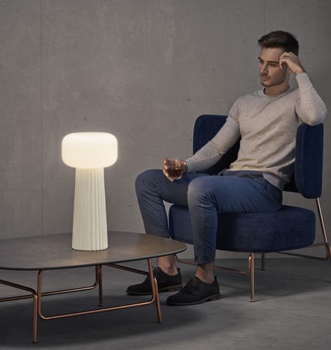 Lampe de table - FARO  - Mantra - en polyuréthane / en opale / contemporaine