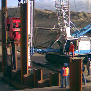 Palplanche en métal - COMBI WALLS - Ballast Nedam - de renfort