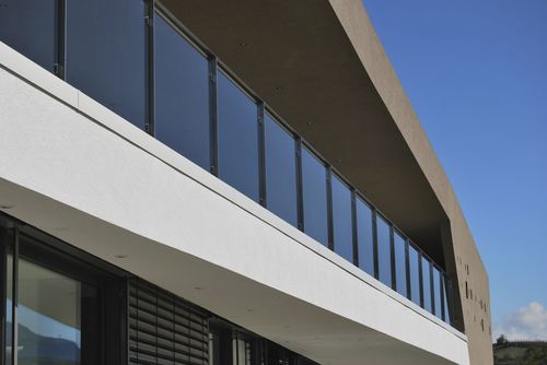 Garde-corps en verre - INOXPLUS - Interbau - en inox / en acier / à barreaux