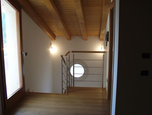 Garde-corps en bois - ECOLINE - Interbau - en inox / à barreaux / d'intérieur